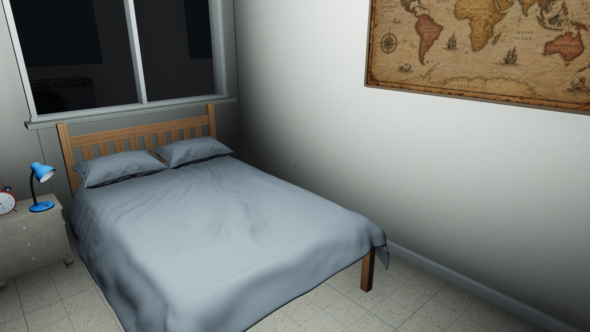 The bedroom